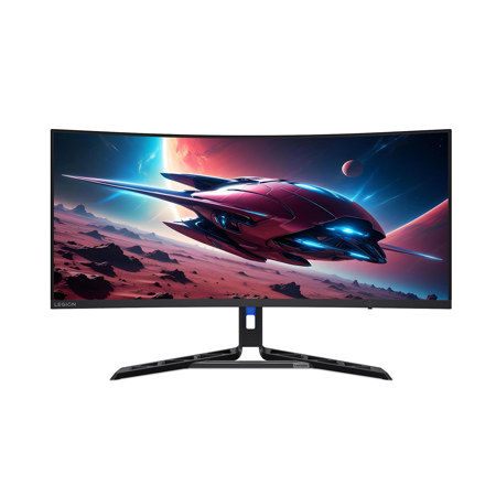 Lenovo Legion R34w-30 34" 21:9 UWQHD 180Hz Curved VA WLED Gaming Monitor, Raven Black