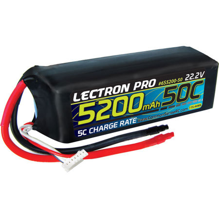 COMMON SENSE RC Lectron Pro 22.2V 5200mAh 50C Lithium Polymer Battery