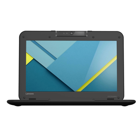 Lenovo N22 Chromebook 11.6" HD Notebook Computer, Intel Celeron N3050 1.6GHz, 4GB RAM, 16GB eMMC, Chrome OS, Black - Refurbished, **MISSING PACKAGING**