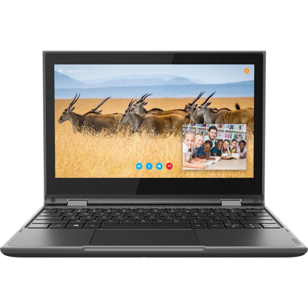 Lenovo 300e Windows 2nd Gen 11.6" HD 2-In-1 Touch, N4120, 4GB,128GB SSD,W10P Edu