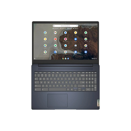 Lenovo IdeaPad 3 Chromebook 15.6" FHD Laptop, N4500, 8GB, 64GB, ChromeOS, Blue