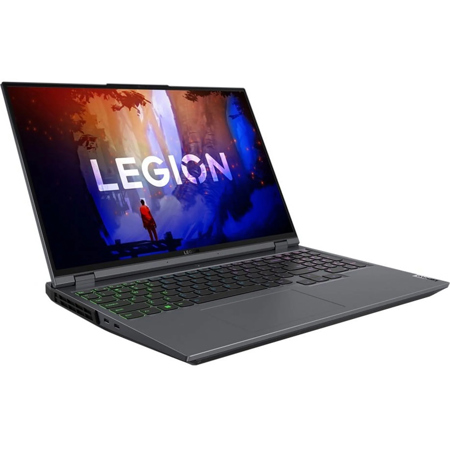 Lenovo Legion 5 Pro 16ARH7H 16" WQXGA 165Hz Gaming Laptop, AMD Ryzen 7 6800H 3.2GHz, 16GB RAM, 1TB SSD, NVIDIA GeForce RTX 3070 Ti 8GB, Windows 11 Home, Storm Gray