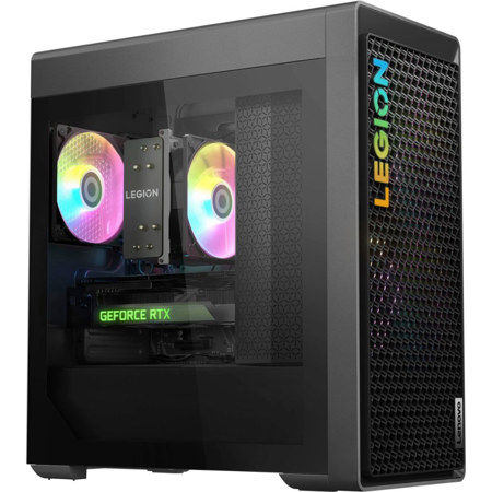 Lenovo Legion Tower 5 26IRB8 Gaming Desktop Computer, Intel Core i7-13700F 2.1GHz, 16GB RAM, 1TB SSD, NVIDIA GeForce RTX 4070 12GB, Windows 11 Home, Storm Gray