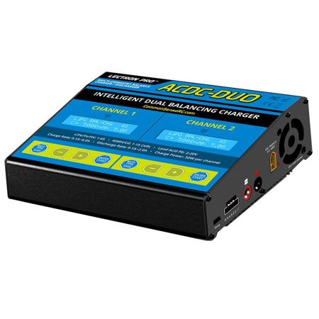 COMMON SENSE RC ACDC-DUO Two-Port Multi-Chemistry Charger (LiPo/LiFe/LiHV/NiMH)