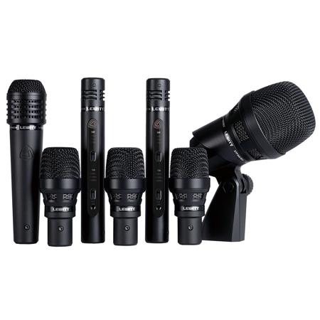 Lewitt DTP Beat Kit Pro 7 Cardiod Drum Mic Kit, 2x LCT340 Mic with Cardiod Capsu