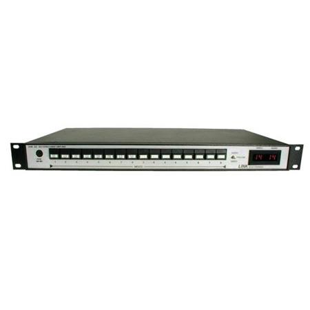 Link ELectronics ASW-822 8x2 1RU Stereo Audio Switcher with Buttons