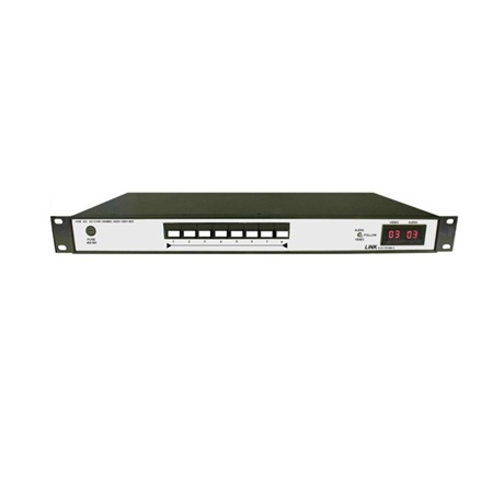 Link Electronics ASW-824 8x1 1RU Four Channel Audio Switcher with Buttons