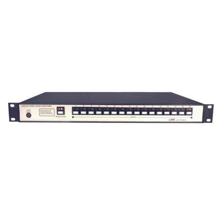 Link Electronics AVS-816/SA 16x1 1RU Analog Video Switcher with Audio Follow