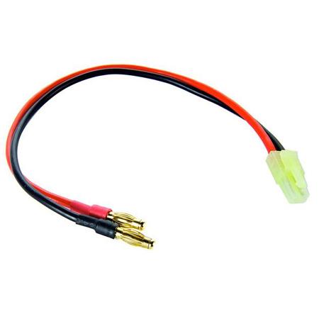 COMMON SENSE RC Mini Tamiya Charging Adapter with Banana Plugs
