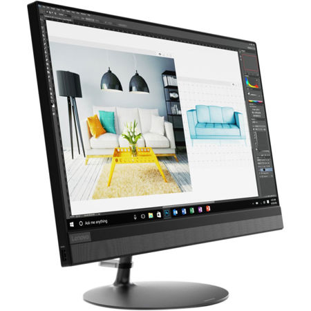 Lenovo IdeaCentre AIO 520 23.8", AMD Ryzen 5-2400GE, 8GB RAM, 1TB HDD, W10