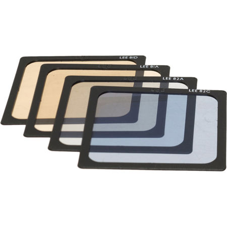Lee Filters 4x4" Fine Color Temperature Filter Set (81A, 81D, 82A, 82C)
