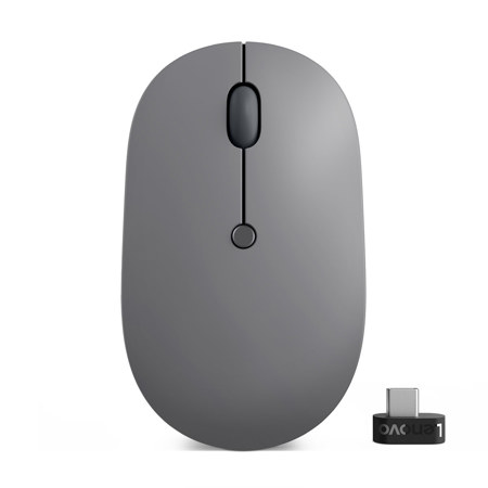 Lenovo Go Wireless USB-C Mouse, Storm Gray