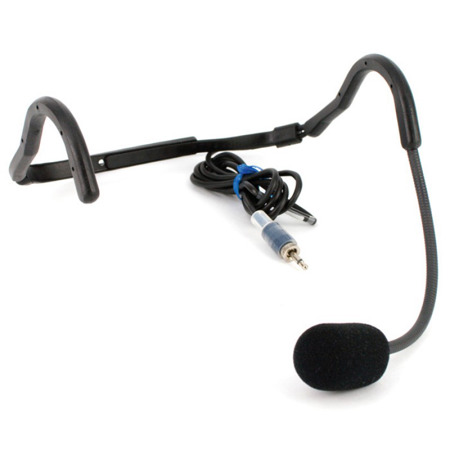 Lectrosonics HM162 Headset Microphone with Noise Cancelling Capsule, 200Hz to 60kHz Frequency Response, 120dB SPL, 2.5mm Locking Micro Connector