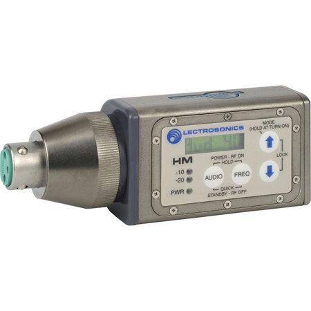 Lectrosonics HM Digital UHF Wireless Plug-On Mic Transmitter, Block 21 Frequency