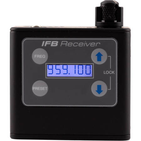 Lectrosonics IFBR1B-941 UHF Belt-Pack IFB Receiver without Charger, 941-960MHz