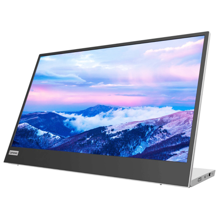 Lenovo L15 15.6" 16:9 Full HD Portable USB-C IPS WLED LCD Monitor, Raven Black