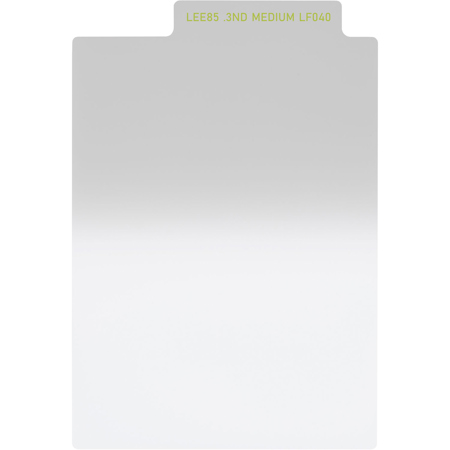 LEE Filters LEE85 85x115mm Neutral Density 0.3 Medium Grad Resin Filter