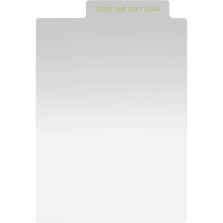 LEE Filters LEE85 85x115mm Neutral Density 0.3 Soft Grad Resin Filter