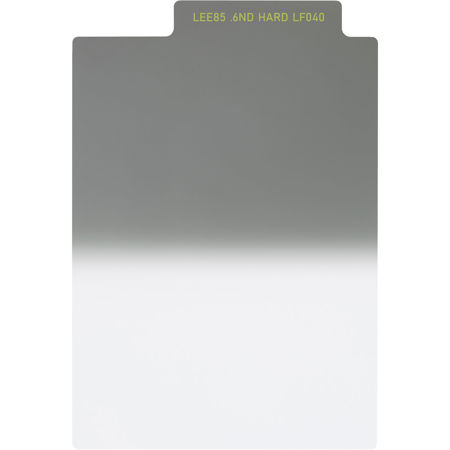 LEE Filters LEE85 85x115mm Neutral Density 0.6 Hard Grad Resin Filter