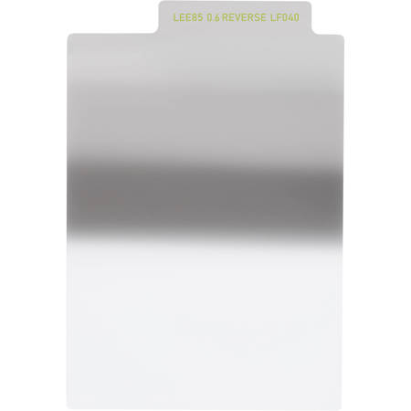 LEE Filters LEE85 85x115mm Neutral Density 0.6 Reverse Grad Resin Filter