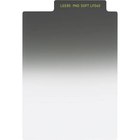 LEE Filters LEE85 85x115mm Neutral Density 0.9 Soft Grad Resin Filter