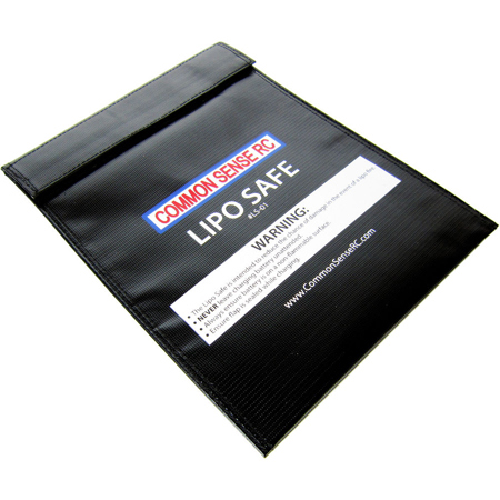 COMMON SENSE RC Lectron Pro 9x12" LiPo Safe Charging/Storage Bag
