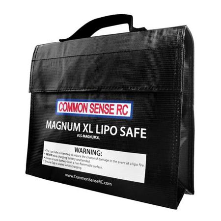 COMMON SENSE RC Magnum XL Lipo Safe Charging/Storage Bag for Multiple 3S  Lipo LS-MAGNUMXL