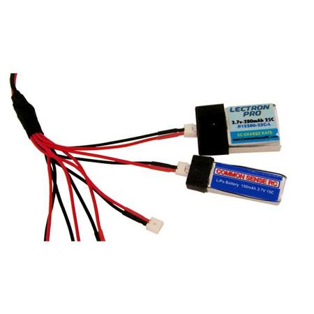 COMMON SENSE RC Micro-6 Charging Adapter for Ultra Micro Lipos