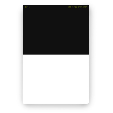 Lee Filters Neutral Density 1.2 Graduated Filter, Very Hard Edge, 100x150mm - Resin