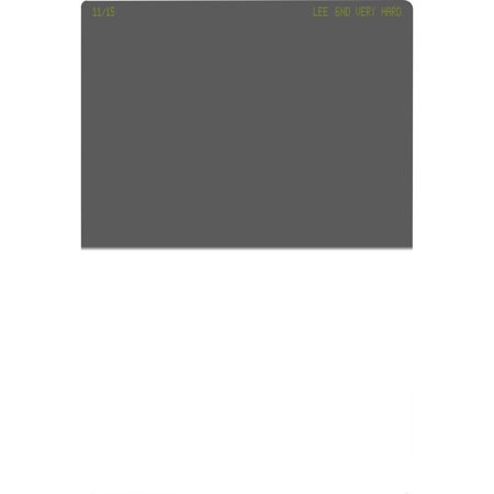Lee Filters Neutral Density 0.6 Graduated Filter, Very Hard Edge, 100x150mm - Resin