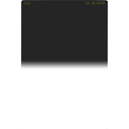 Lee Filters Neutral Density 0.9 Graduated Filter, Medium Edge, 100x150mm - Resin