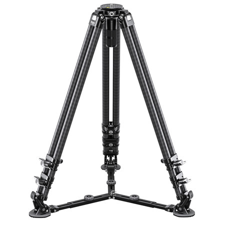 Leofoto LVC-193C Dual-Tube 3-Section CF Tripod with Leveling Base & Handle
