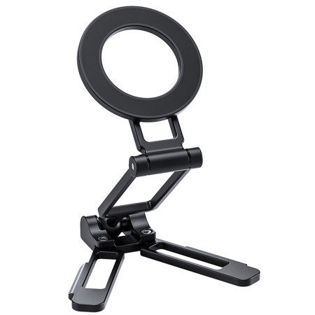 Leofoto PS-5 Magnetic Foldable Smartphone Stand, Black