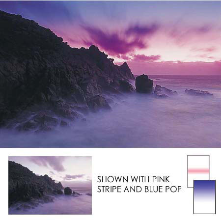 Lee PBGH Pop Blue Hard Graduated Filter 4x6in Resin