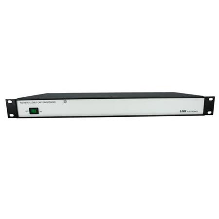 Link ELectronics PCD-88X6 Six Closed Caption Decoders in 1RU Chassis