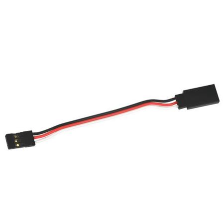 COMMON SENSE RC Servo Extension Cord, 3", 22 Gauge Wire