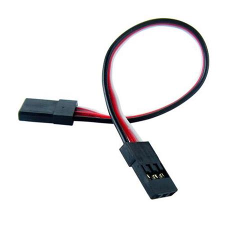 COMMON SENSE RC Male-to-Male Servo Extension Cord, 4" (100mm)