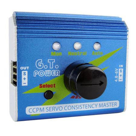 COMMON SENSE RC G.T. Power Premium Servo Tester - CCPM Servo Consistency Master
