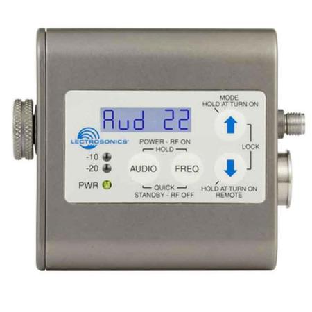 Lectrosonics SMQV Variable Power Miniature Transmitter with Pouch