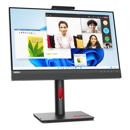 Lenovo ThinkCentre Tiny-In-One 24 Gen 5 23.8" 16:9 Full HD IPS WLED LCD Monitor with Webcam, Black