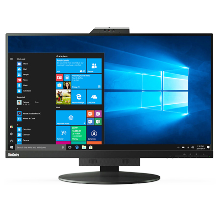 Lenovo ThinkCentre Tiny-In-One 27 27" 16:9 QHD IPS WLED LCD Monitor, Black