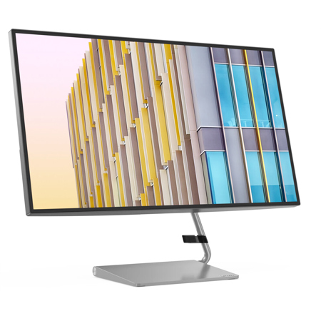 Lenovo Q27h-20 27" 16:9 QHD IPS WLED LCD HDR Monitor, Cloud Gray