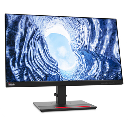 Lenovo ThinkVision T24h-20 23.8" 16:9 QHD IPS WLED LCD Monitor, Raven Black