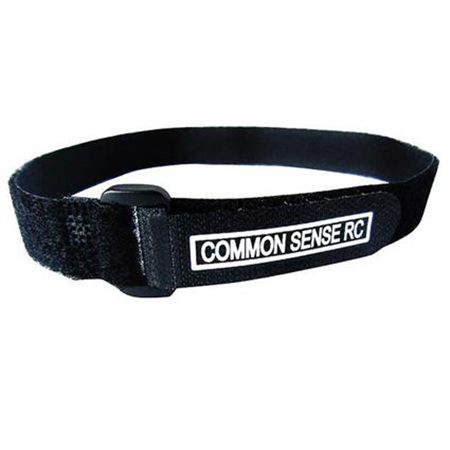 COMMON SENSE RC Self-Securing Closure Battery Strap, 20", 25-Piece Bulk Pack