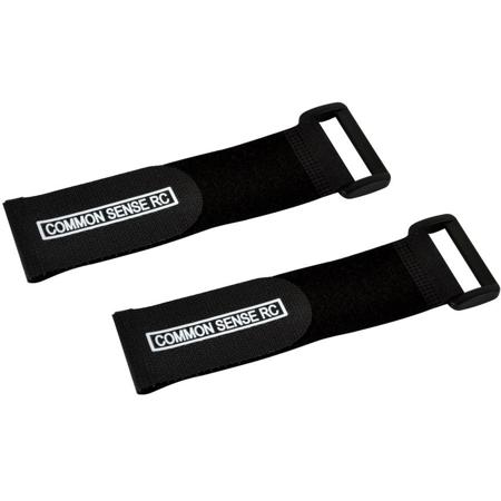 COMMON SENSE RC Self-Securing Closure Battery Strap, 8", 2-Pack