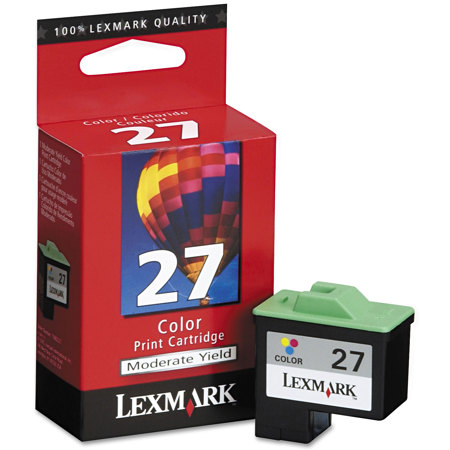 Lexmark 10N0227 Color Print Inkjet Cartridge # 27