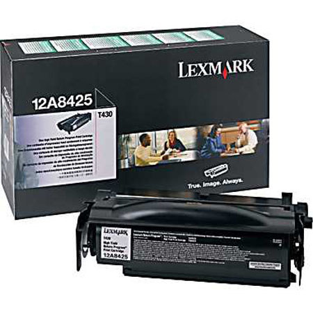 Lexmark Black Toner Cartridge for T430 Series Printers, 12000 Pages Yield