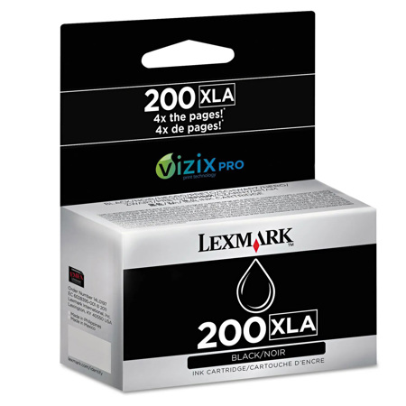 Lexmark 200XLA Ink Cartridge, Black