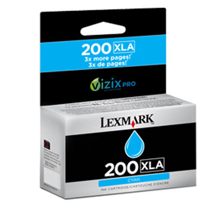 Lexmark 200XLA Ink Cartridge, Cyan