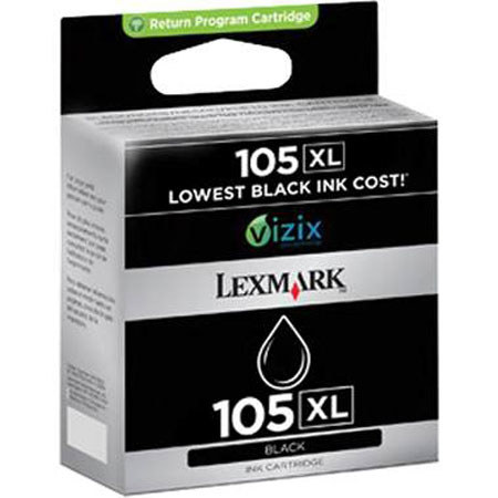 Lexmark 14N0822 105XL Black High Yield Ink Cartridge